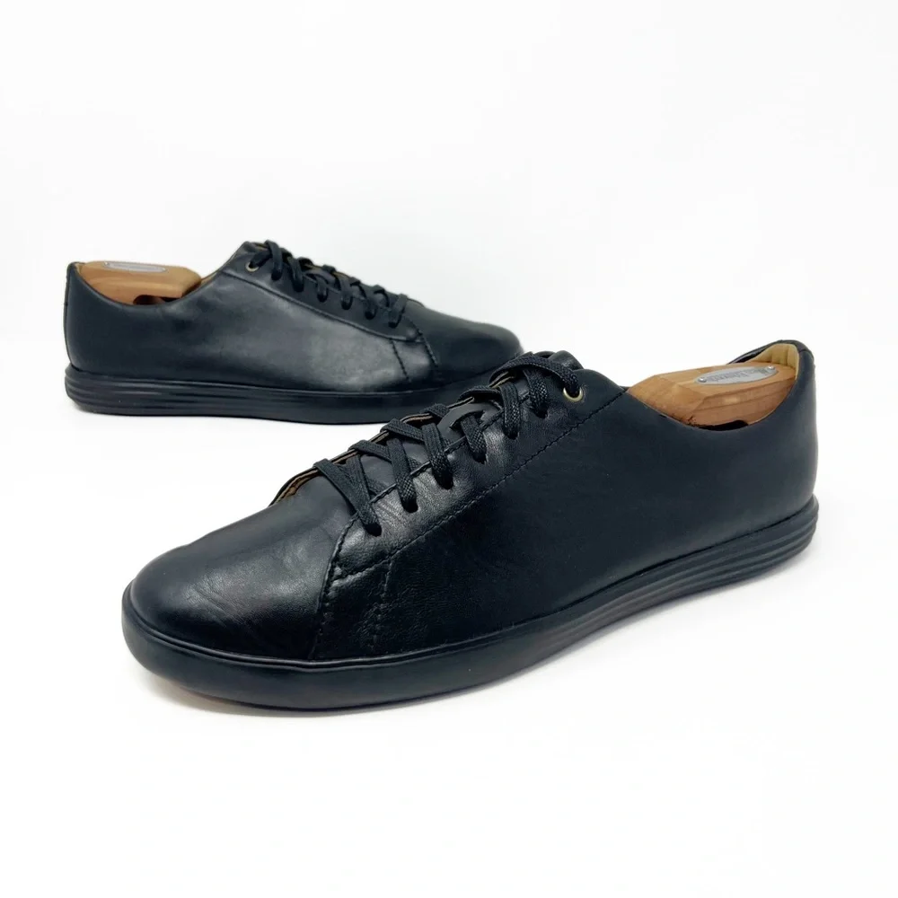 SOLD! Cole Haan Grand Crosscourt Leather Lifestyle Sneakers Shoes Style C26655 - Picture 3 of 11